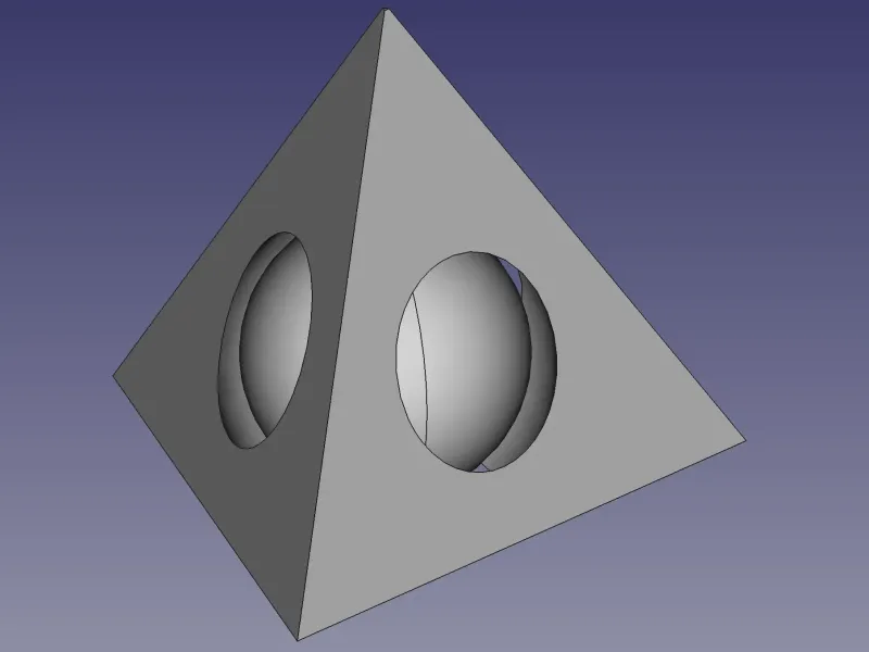 Pyramid with a Captive Ball