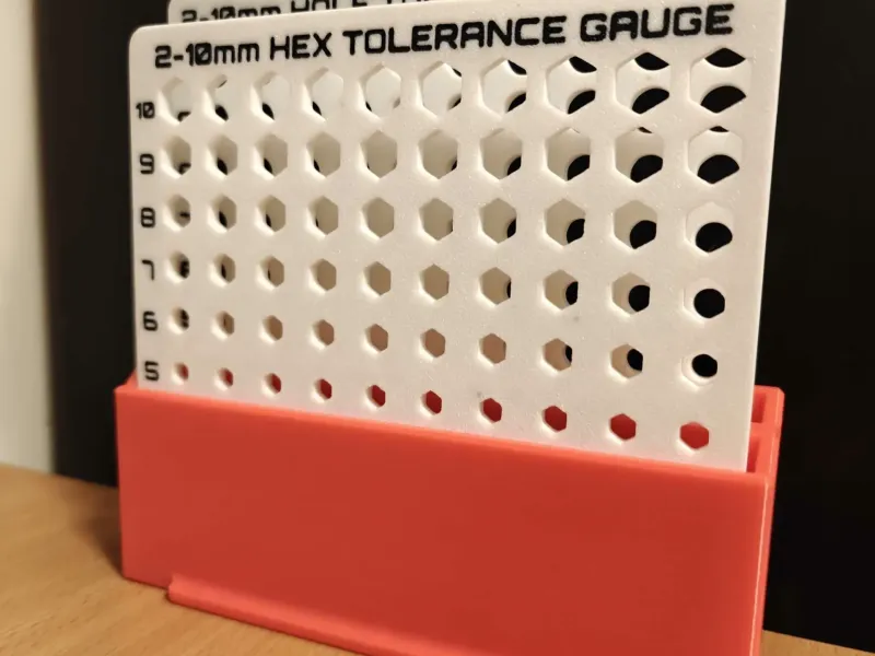 Metric Tolerance Gauge (2mm-10mm) with Stand