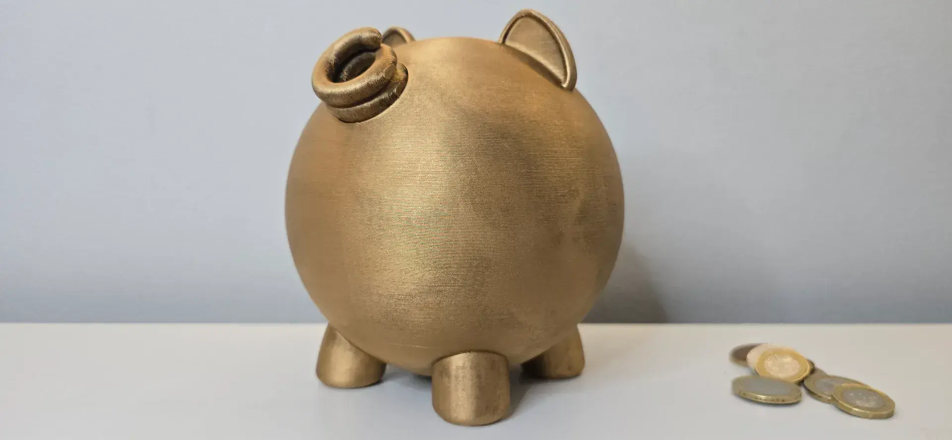 SQUID GAME 2 GOLD PIG MONEY BOX STORAGE