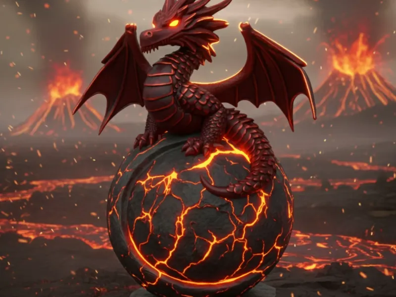 DRAGON ON SPHERE