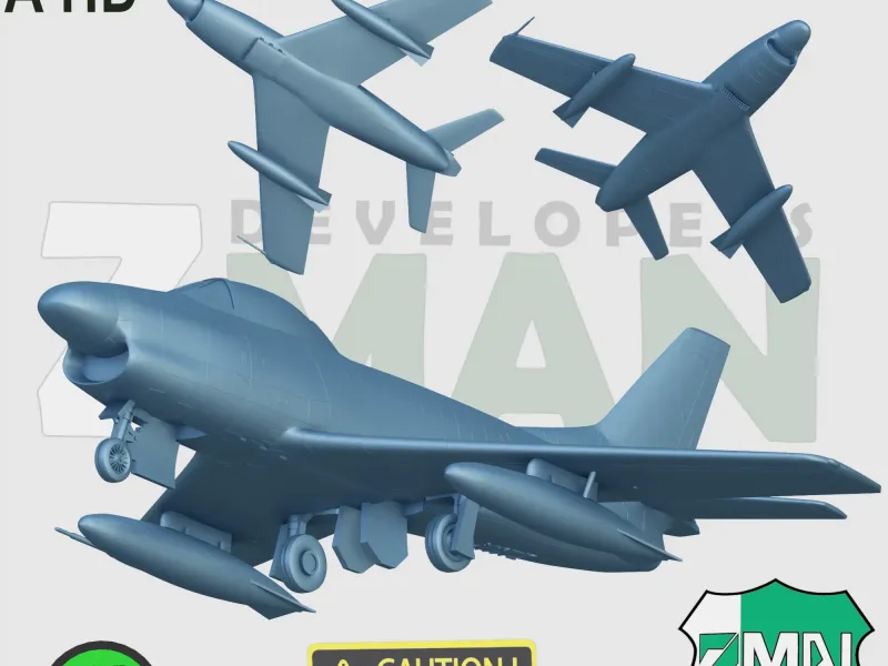 F-86D SABRE DOG V1 ( ALL IN ONE PACK)