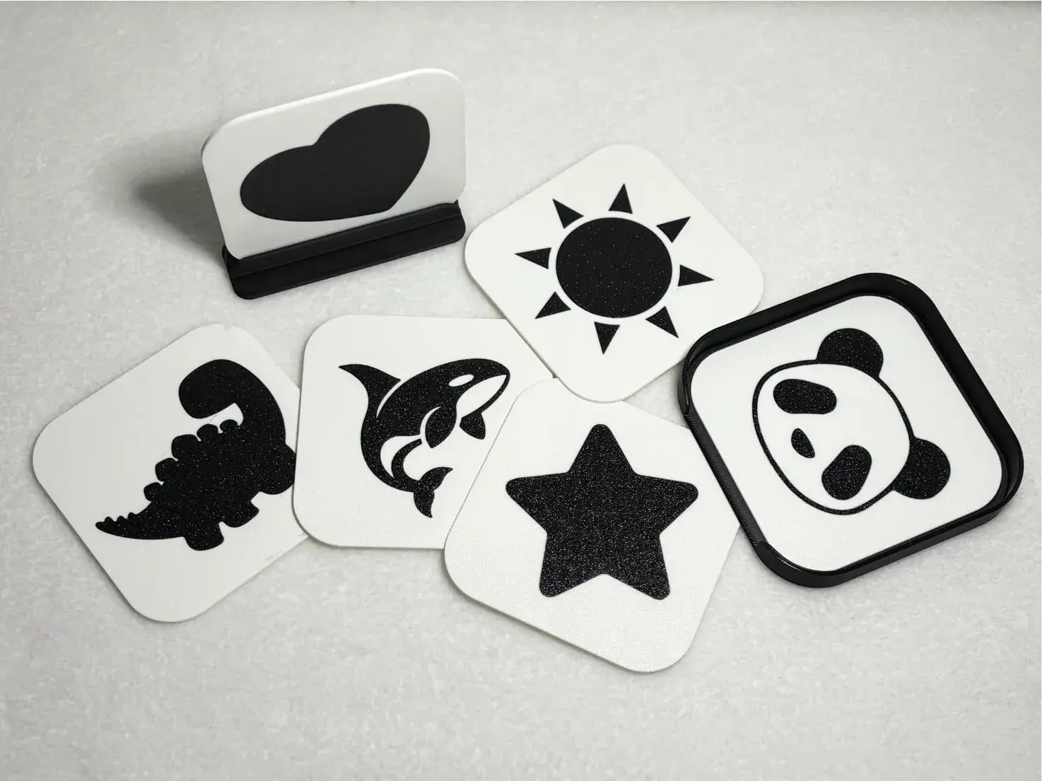 High Contrast baby cards