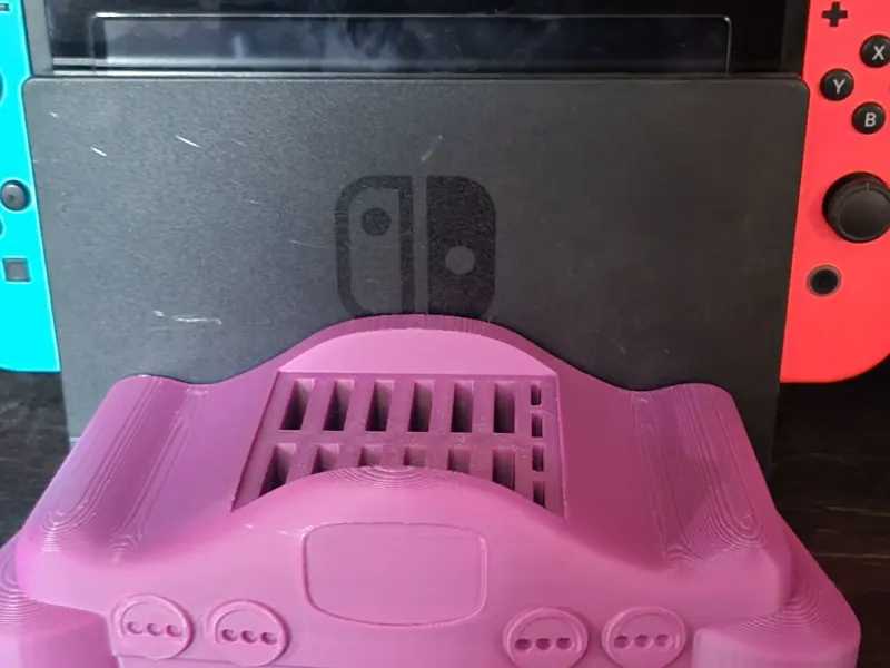 N64 Switch Dock Cover - Nintendo 64 With Cartridge Holder