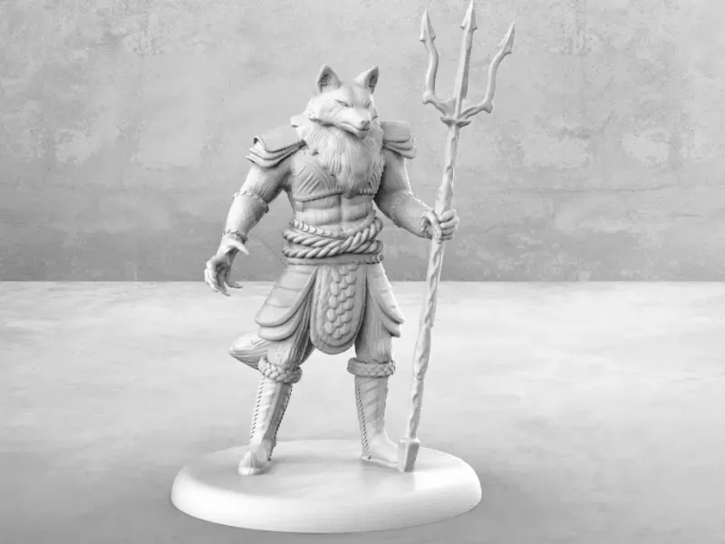 Fox Samurai - Tabletop Miniature