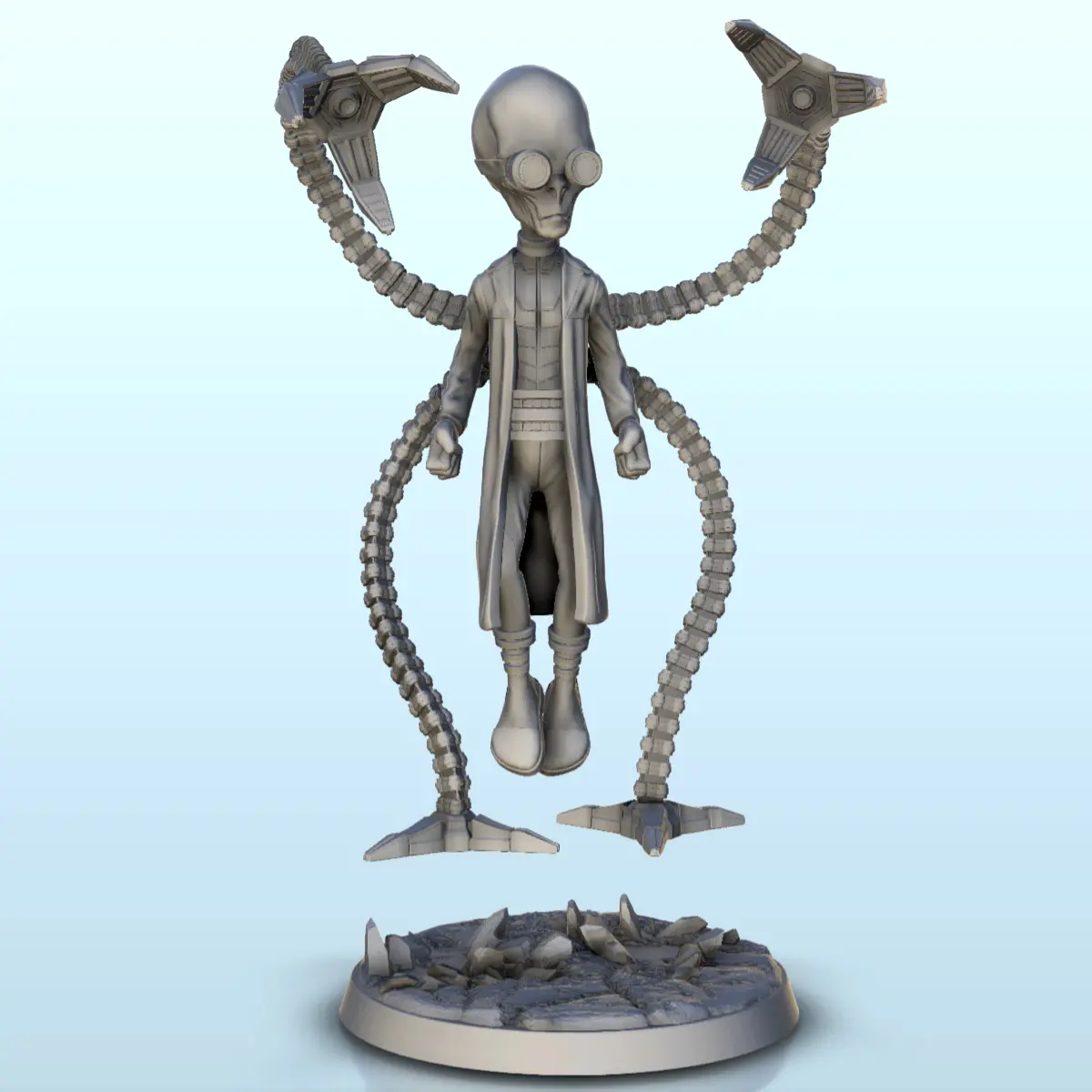 Alien Dr Octopus con gafas y garras (21) (+ pre-supporte