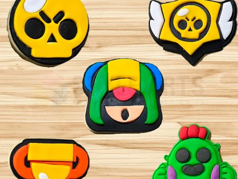 Brawl stars cortantes para galletas y masas