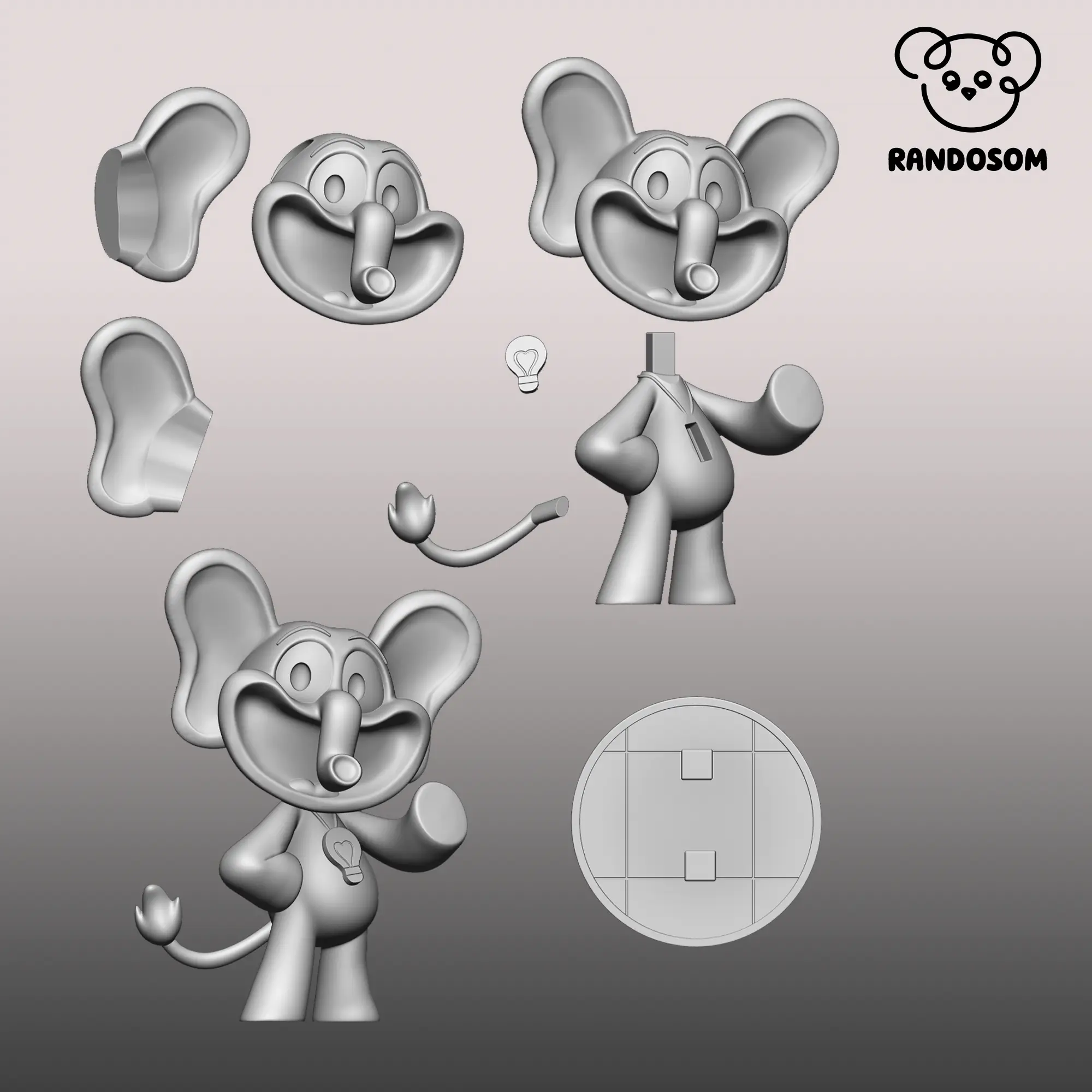 Bubba Bubbaphant - Smiling Critters | 3D models download | Creality Cloud