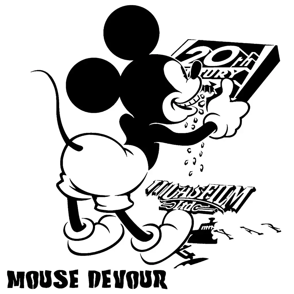 Mickey Mouse Schablone 4