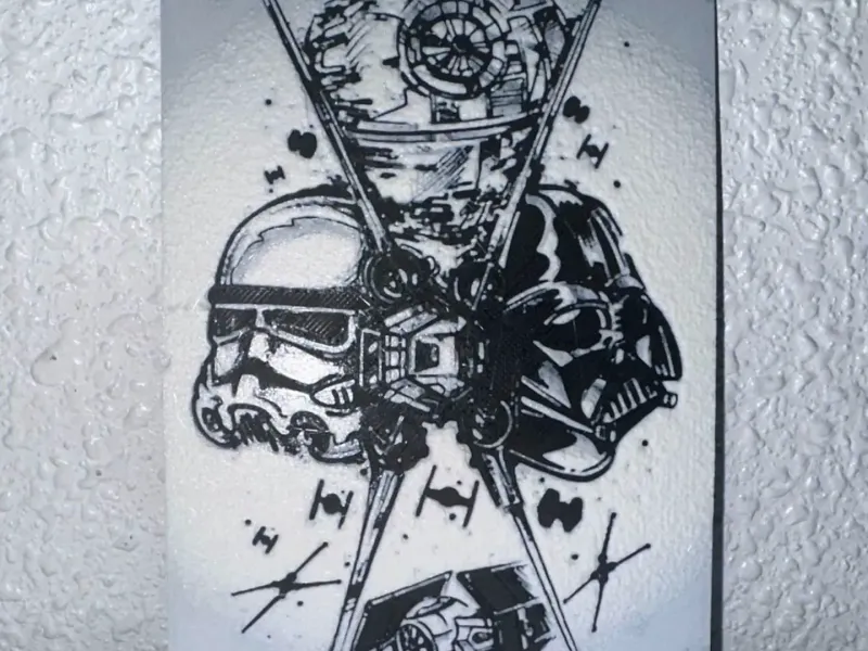 Hueforge Star Wars - Ala-X - Imperio