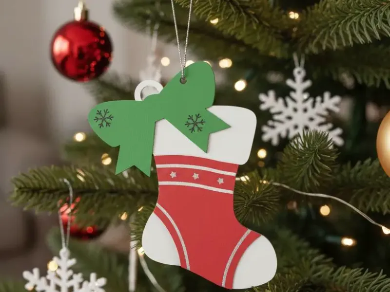 bota de  feliz navidad