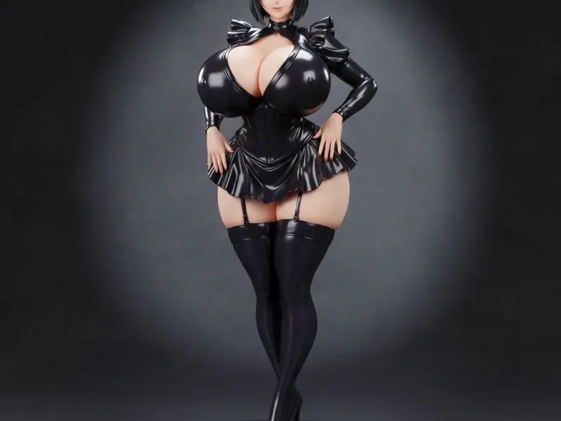 Onyx Latex Maid Queen – Ecchi Noir Elegance