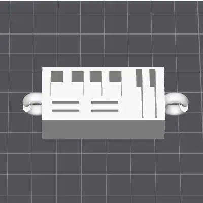 Suporte para USB com suportes de cabos