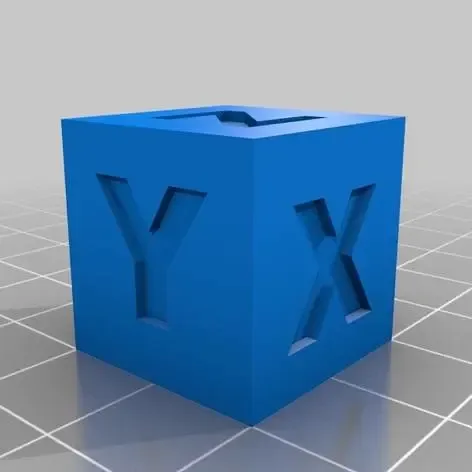 funny calibration cube