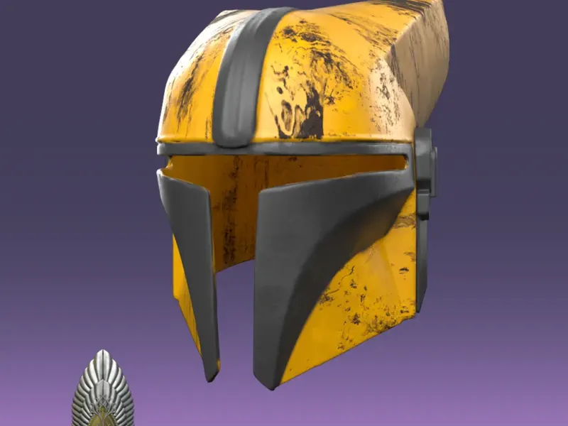 Capacete Twilek Mandaloriano 3d transferência digital