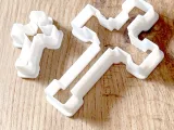 Cortador de Biscoitos em Forma de Cruz, 5 tamanhos, Cruz, Forma, Comunhão, Batismo-8