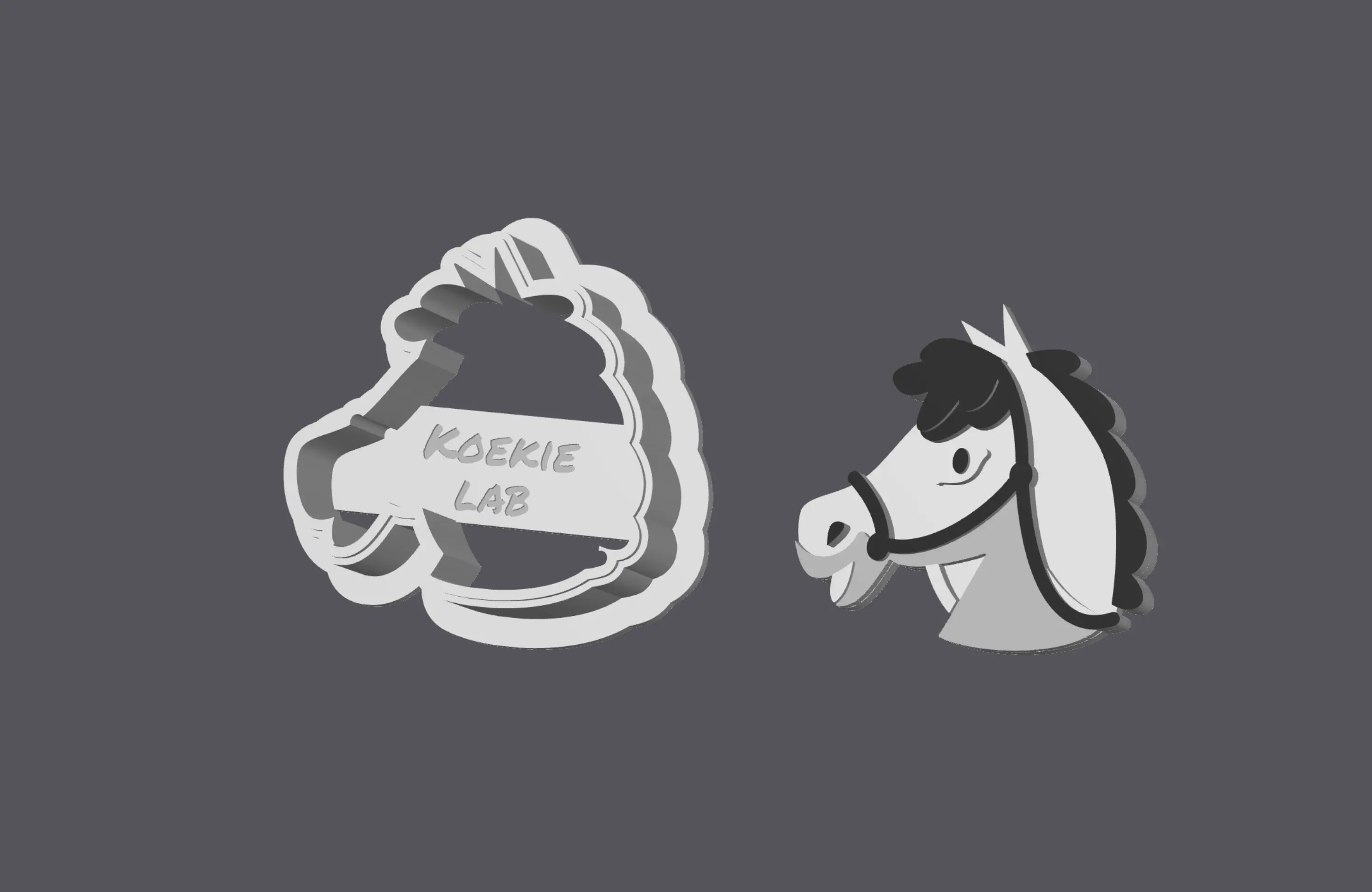 Horse Head - Cookie Cutter