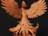 Rising Phoenix Statue | Fire Bird Mythology Figure-3
