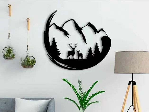Mother and son wall panels in four variants