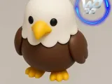 🦅 Chibi Eagle Collectible  3D Printable Model-6