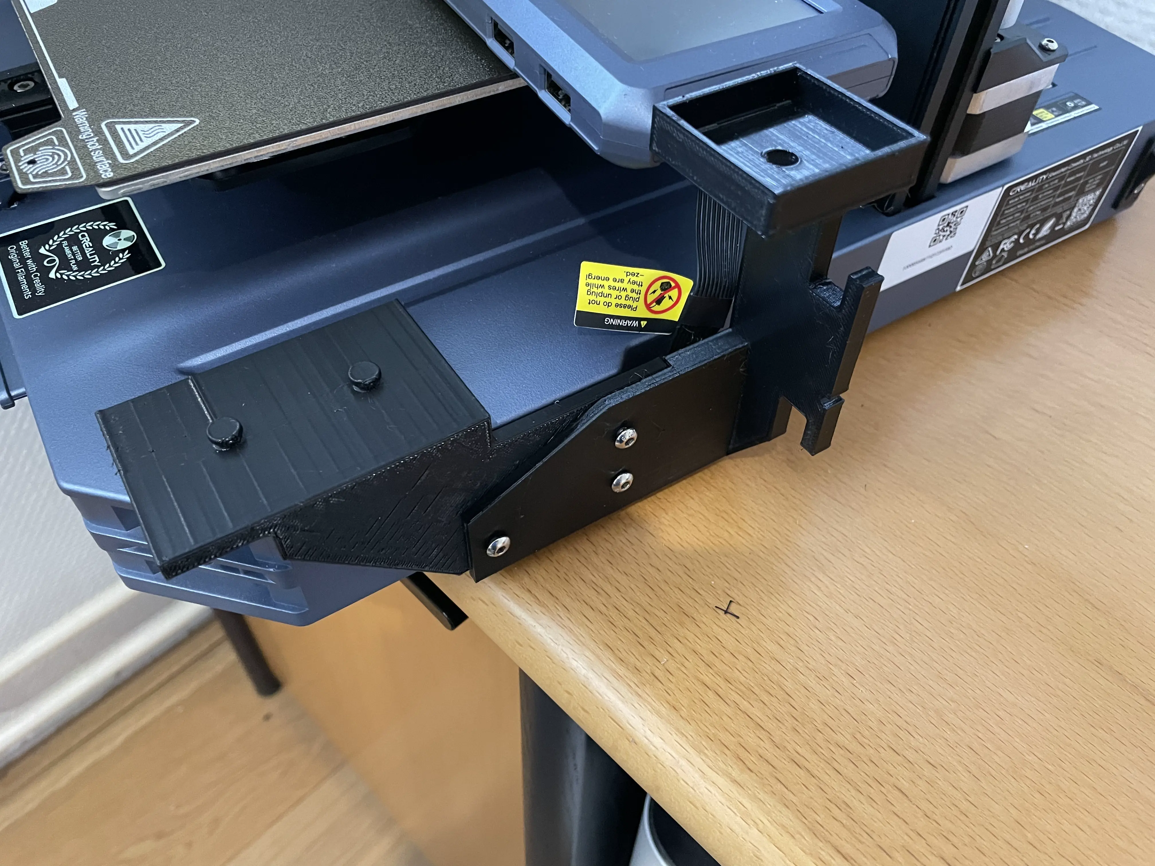 CR-10 SE display and Nebula bracket
