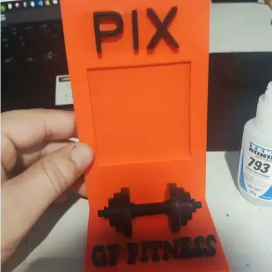 plaquinha pix pró