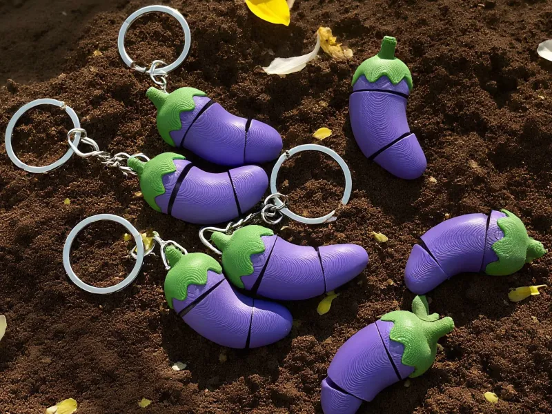 Hinged Vegetable Series - Eggplant