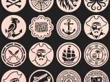 Pirate Icons CNC SVG STL Pack 16 Designs-2