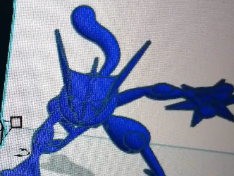Pokemon Greninja with supports