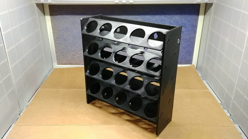 Free Other STL Download - Modular Hobby Paint Rack - Small Wall Hanging ...