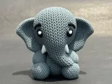 Knitted Elephant-1