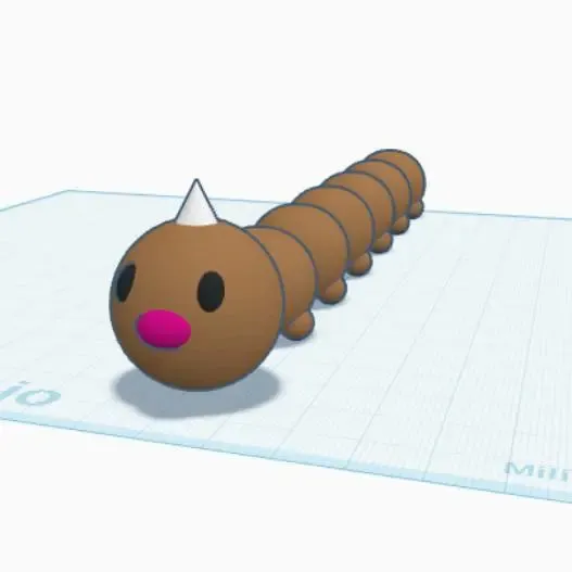 Flexi Weedle - Pokemon print in place