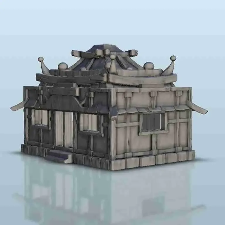 Oriental dojo 11 - asian scenery terrain warhammer wargame