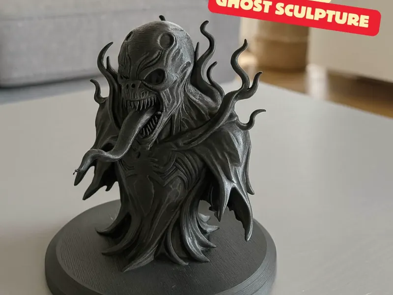 VENOM GHOST SCULPTURE ABSTRACT / HOMEDECOR