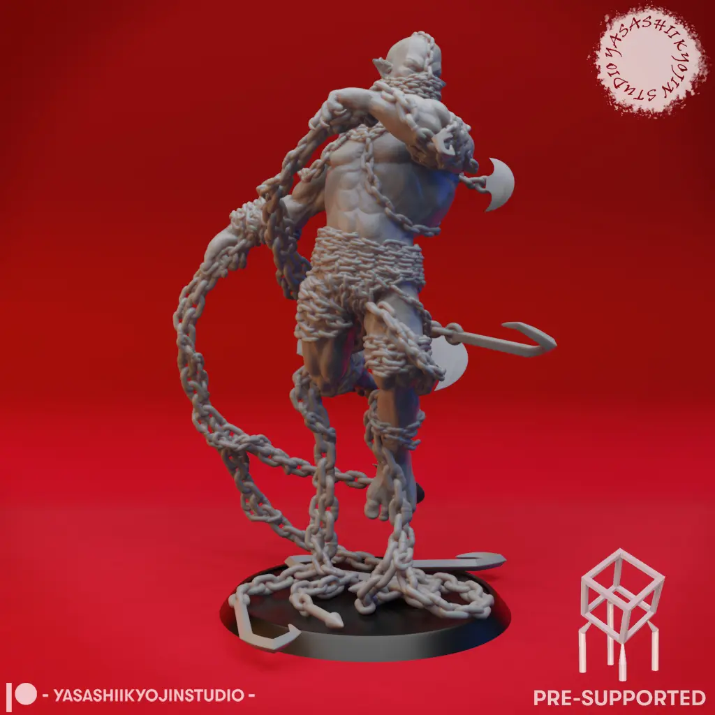 Chain Devil - Tabletop Miniature (Pre-Supported)