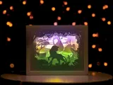rey leon lightbox (shadow box)-0