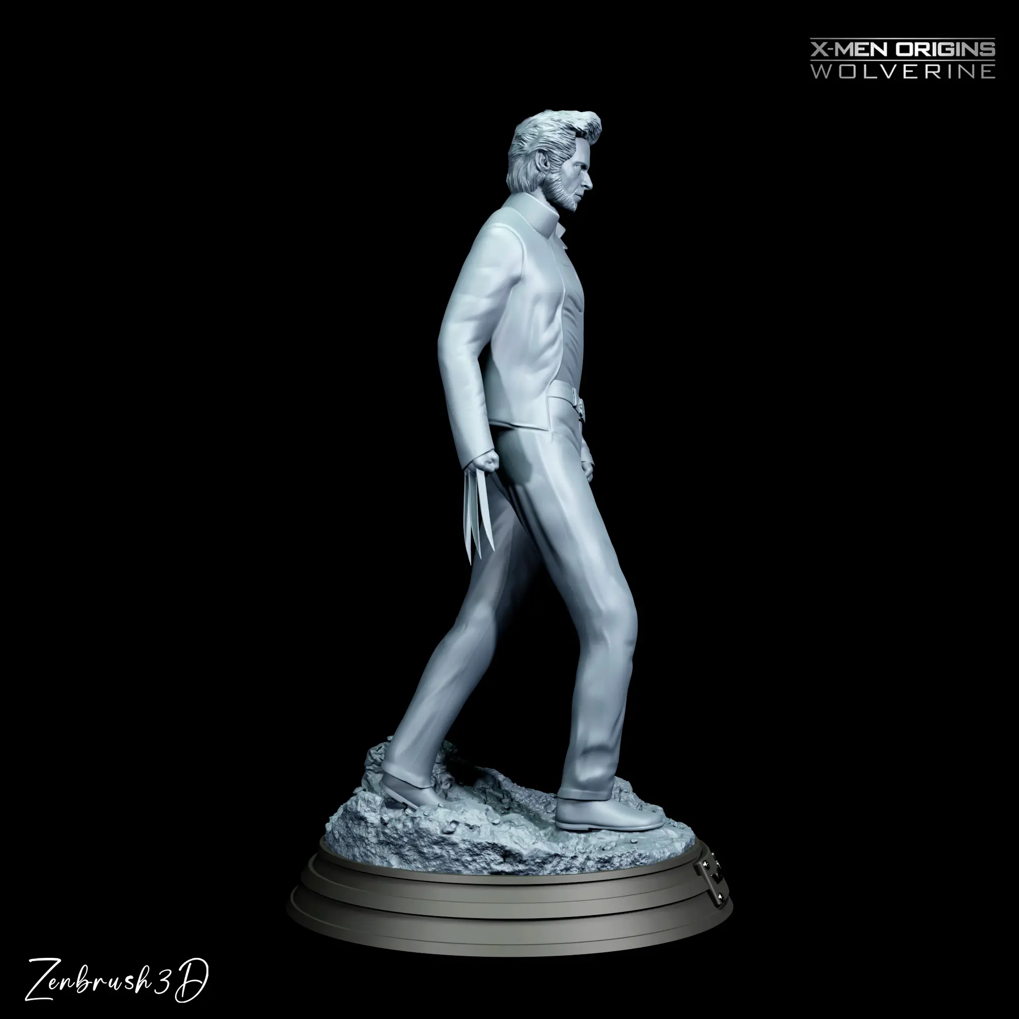 WOLVERINE - HUGH JACKMAN - X - HOMBRES IMPRESIÓN 3D