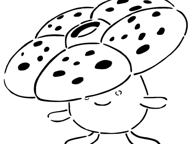 045 Vileplume stencil