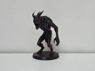 Ghoulish Snarling Demon Christmas Figure