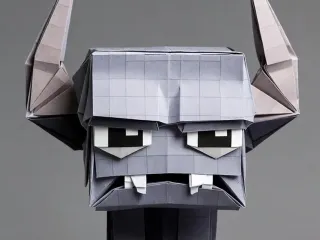 Origami Monster Block