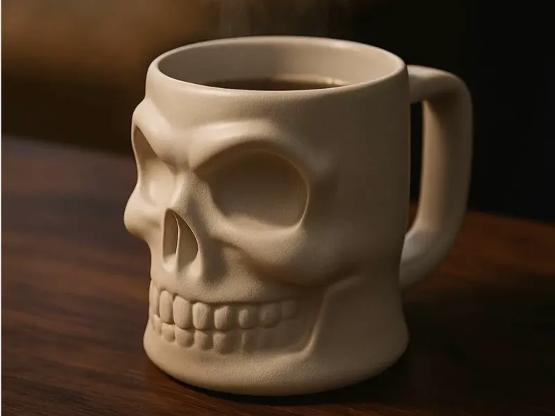 Skull mug
