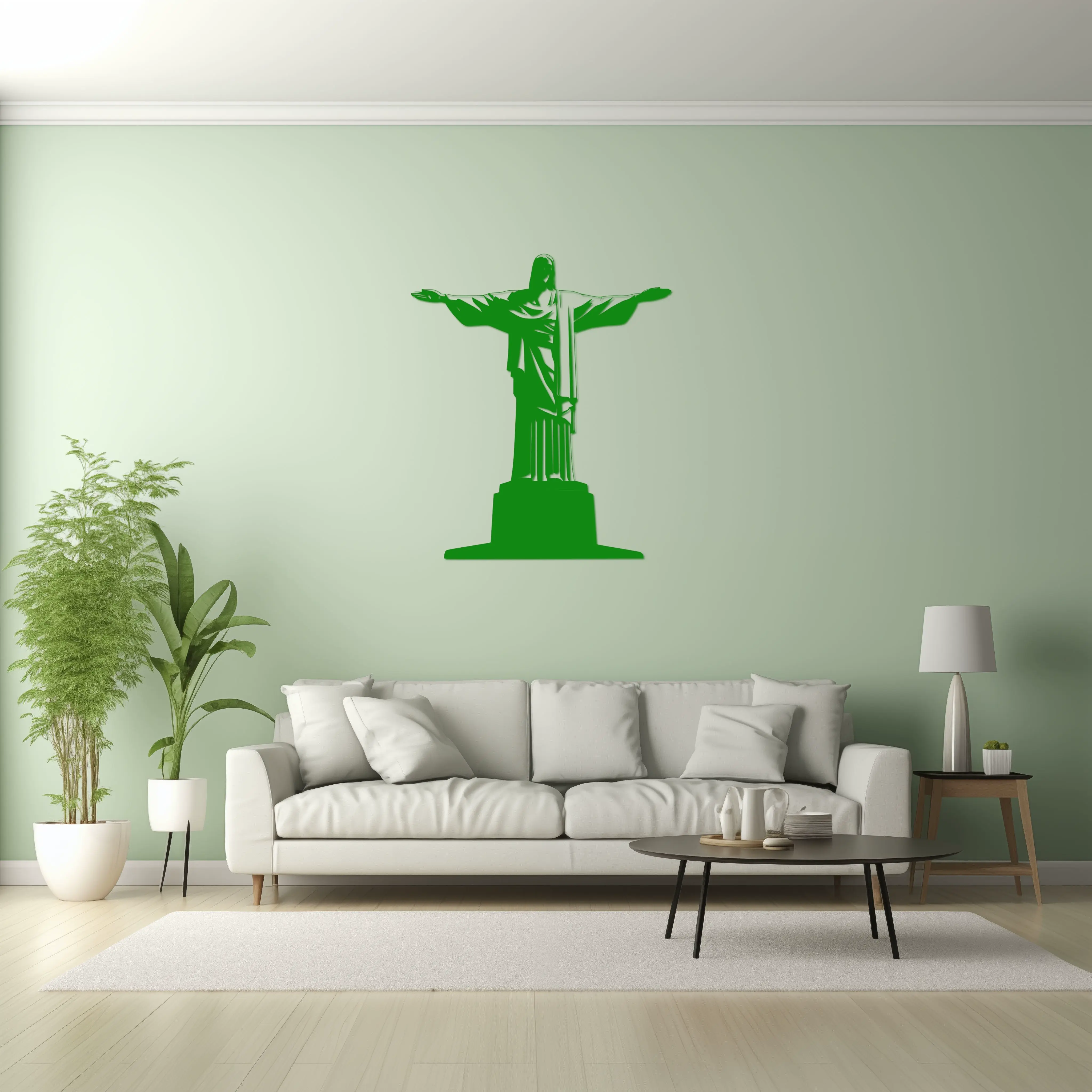 Arte de parede do Cristo Redentor