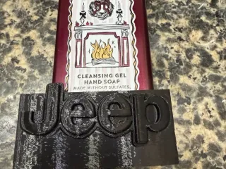 Bath & body works small soap pump jeep logo