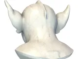 Dark Gargoyle Head Sculpture – Fantasy Monster Model-4