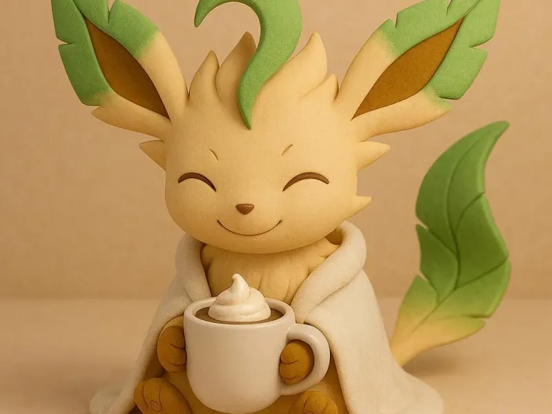 pokemon leafeon choco time