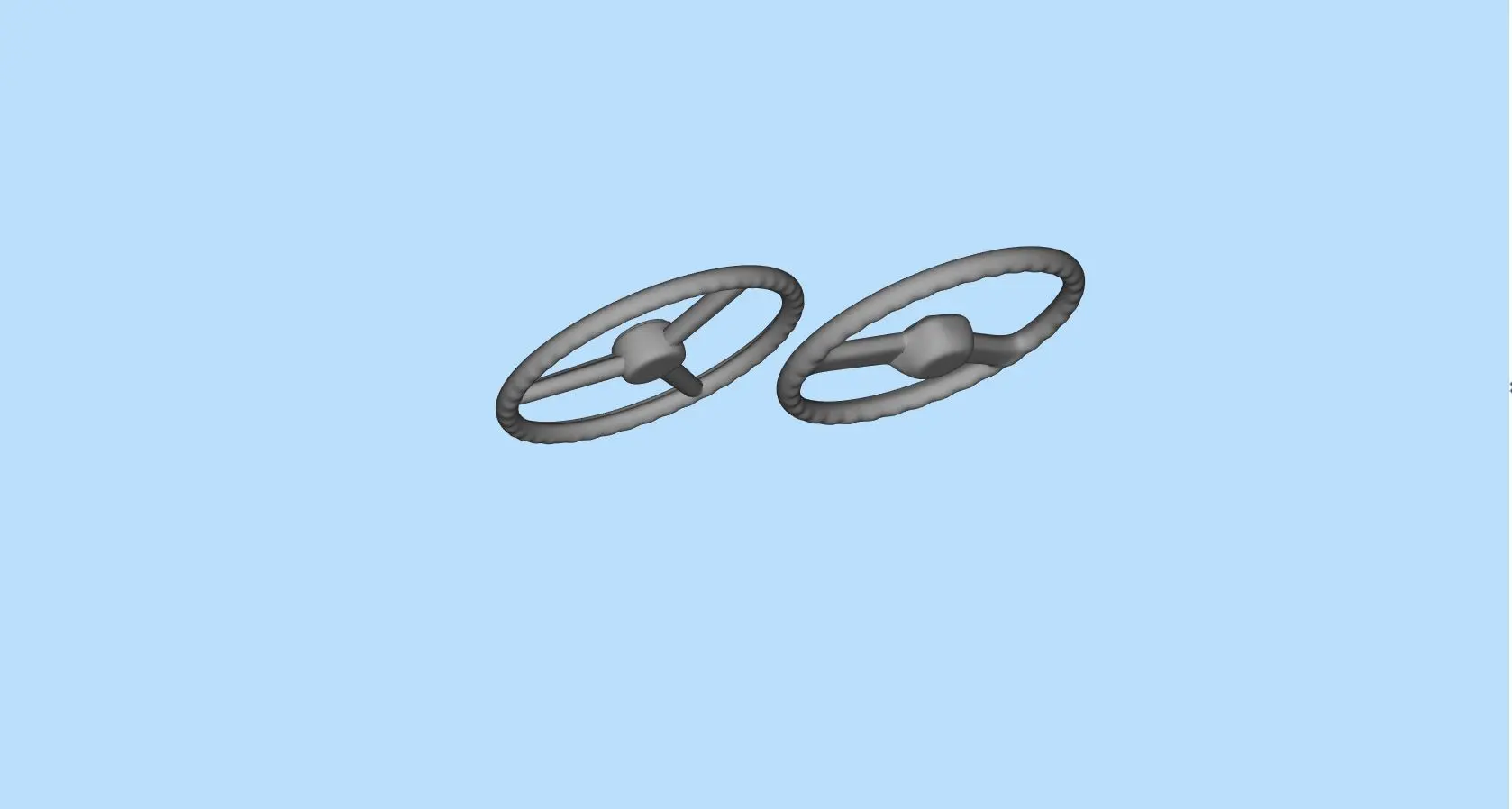 Volante para camião semi-modelo kits Impressão 3d STL grátis