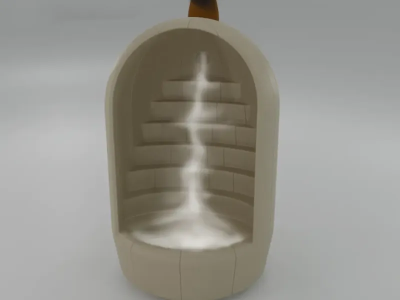 Backflow Incense Burner Staircase