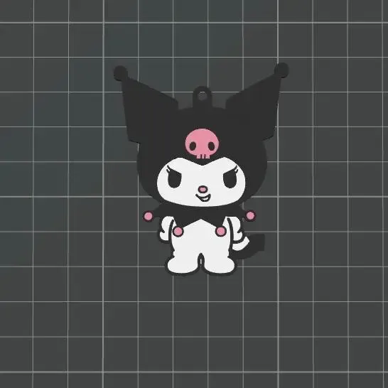 Keychain Kuromi of hello kitty