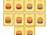 Montessori Hamburger Sorting and Stacking Toy-6