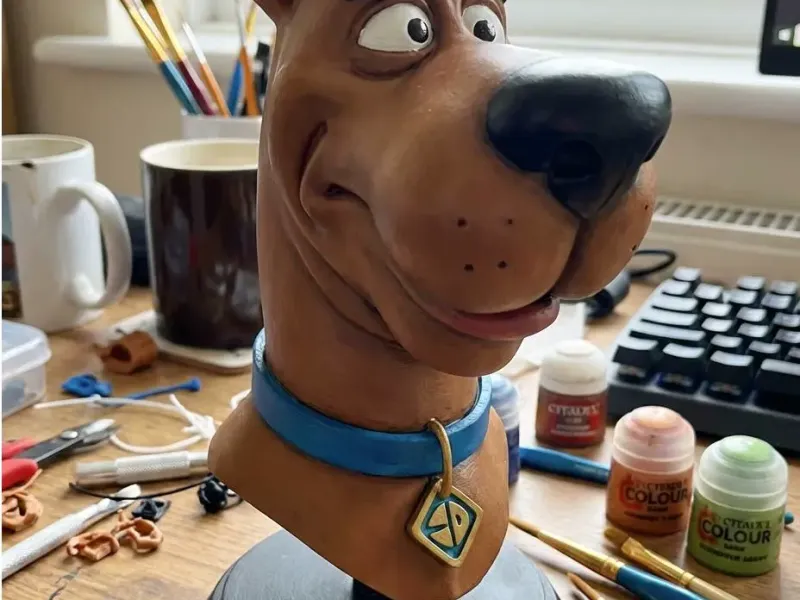 Busto do Scooby-Doo | Figura da Mistério S.A.