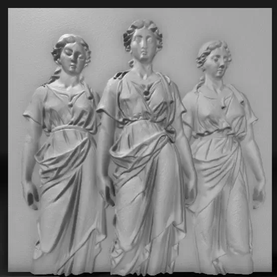 the statues of the zoe,